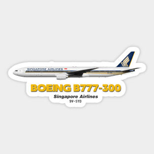 Boeing B777-300 - Singapore Airlines Sticker